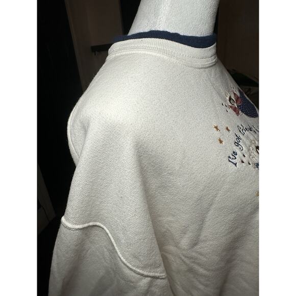 Vintage Made In USA Top Stitch By Friends Angels Crewneck Sweatshirt Size Large - Picture 6 of 8